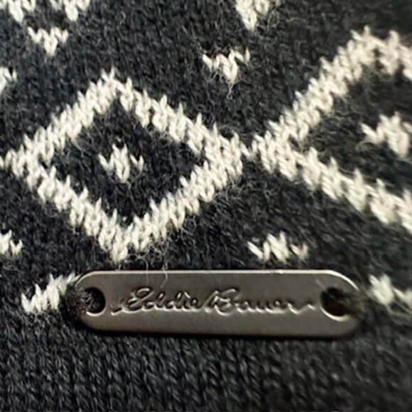 Eddie Bauer Fair Isle 1/2-zip Women's Sweater -NWT-Medium - Picture 5 of 7